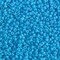 Miyuki 11 Round Seed Bead, 11-413, Op Turquoise Blue, 13 grams